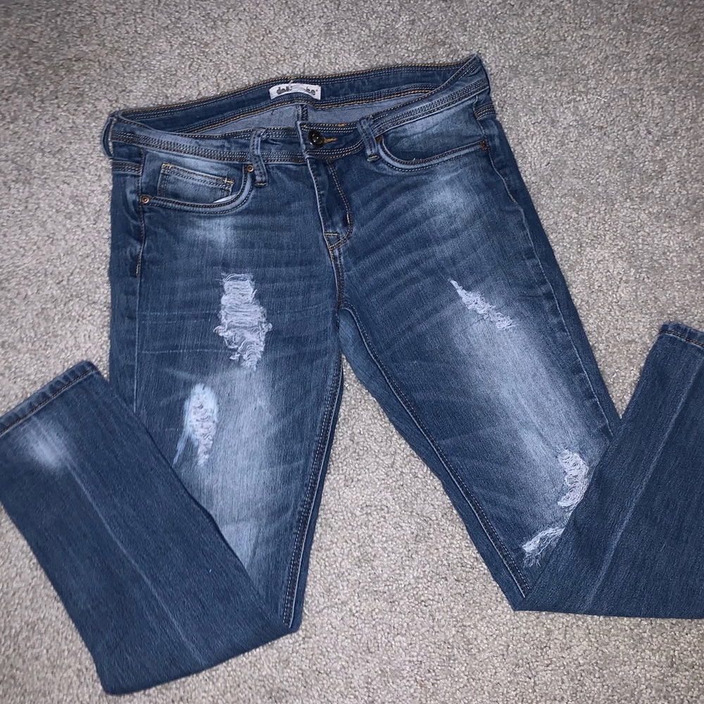 Ripped Blue Jeans